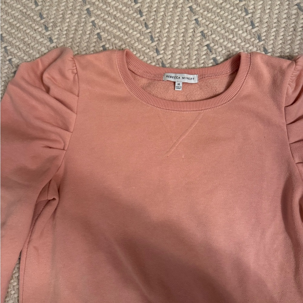 Rebecca Minkoff Janine Puff Sleeve Sweatshirt